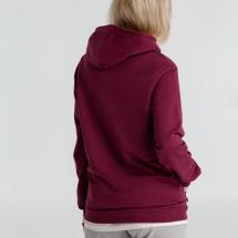 Толстовка с капюшоном унисекс Hoodie, бордовая / Миниатюра WWW (1000)