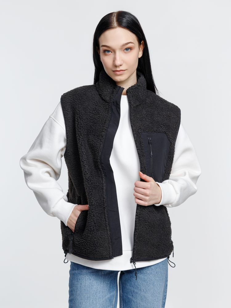 Жилет унисекс Fury BW, темно-серый (графит) / Миниатюра модельного (1000)