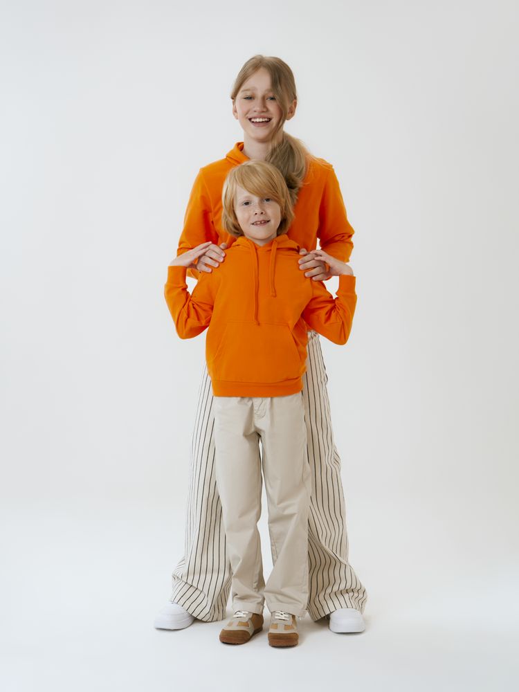 Худи детское Kirenga Kids 2.0, оранжевое / Миниатюра модельного (1000)