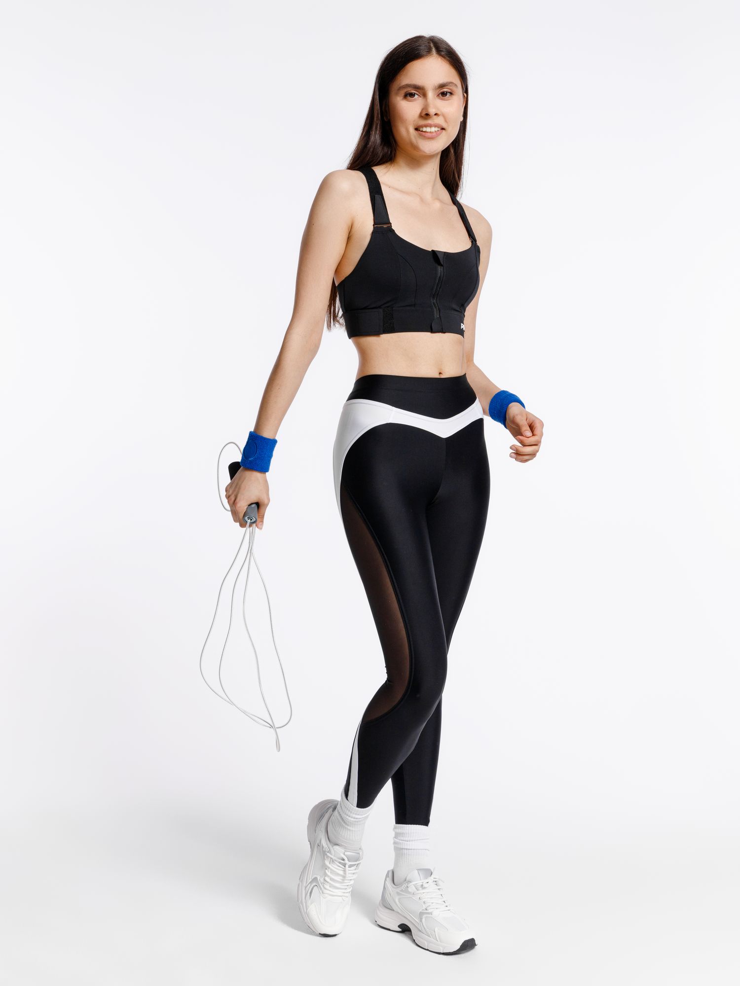 Скакалка скоростная Arriba, черная с серым / Миниатюра WWW (2000)