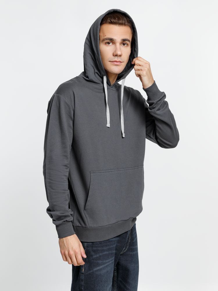 Толстовка с капюшоном Kirenga, темно-серая (графит) / Миниатюра модельного (1000)