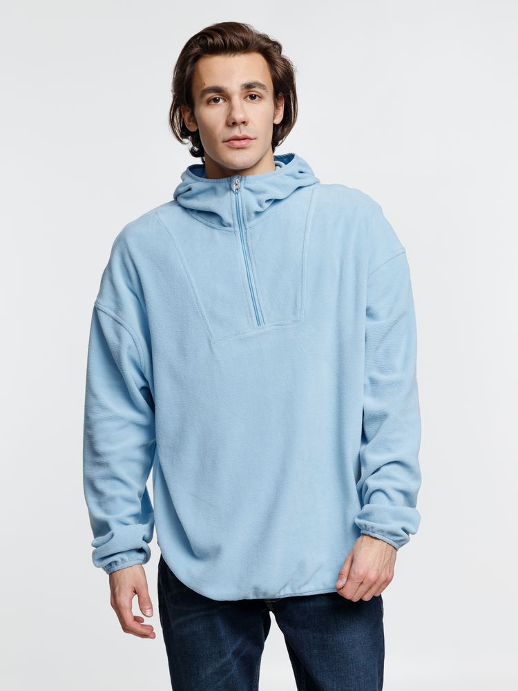 Анорак флисовый унисекс Fliska, голубой / Миниатюра модельного (1000)