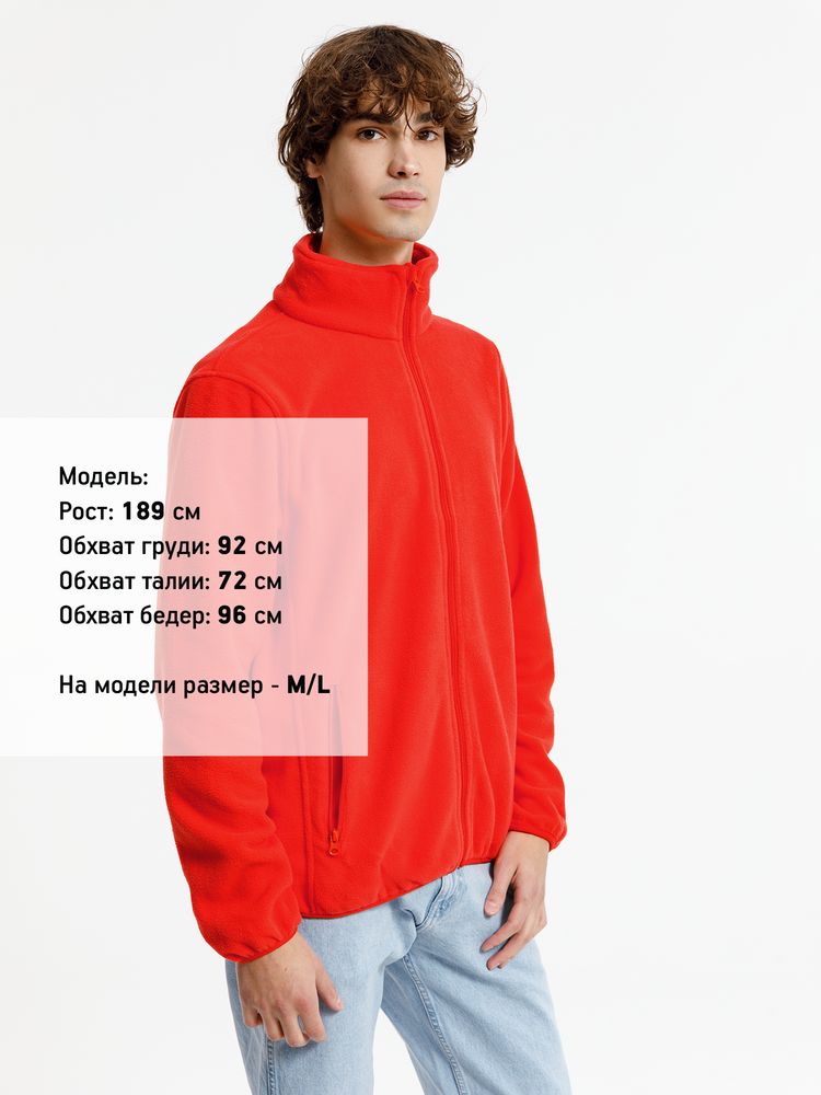 Куртка флисовая унисекс Nesse, красная / Миниатюра модельного (1000)