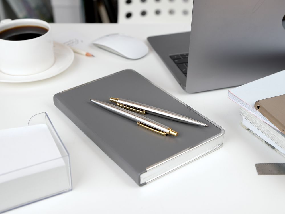 Карандаш механический Poetica, серебристый / Миниатюра имиджевого (1000)