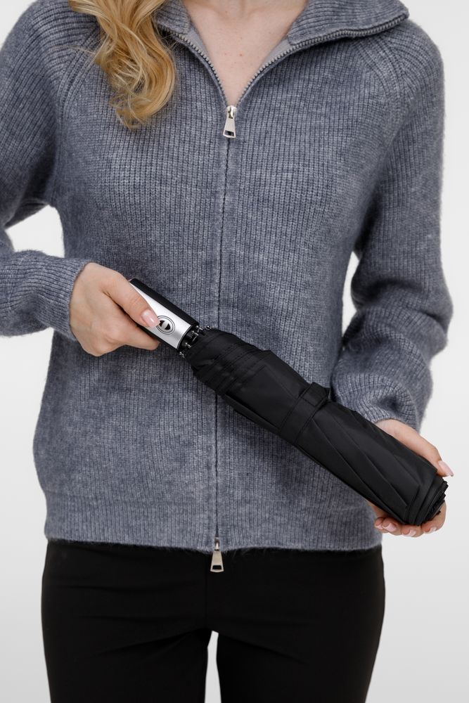 Зонт складной Fiber, темно-синий / Миниатюра модельного (1000)