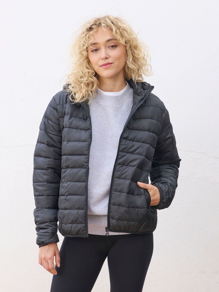 Куртка с капюшоном женская Stream Women, темно-синяя / Миниатюра модельного (1000)