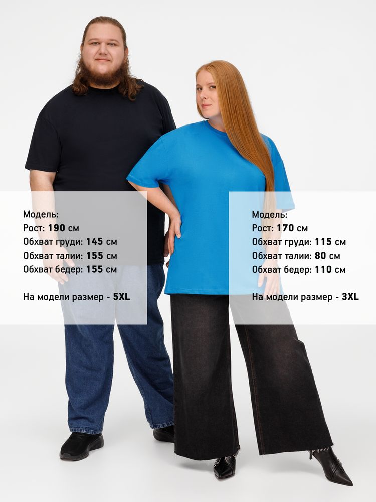 Футболка унисекс T-Bolka 160, черная / Миниатюра модельного (1000)