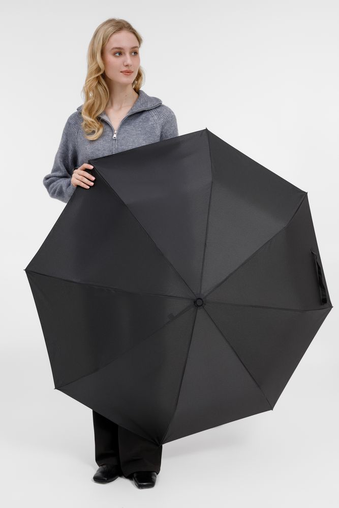 Зонт складной Fiber, темно-синий / Миниатюра модельного (1000)