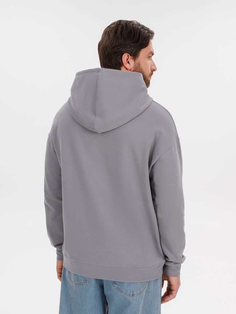 Худи оверсайз унисекс Outshine, серое / Миниатюра модельного (1000)