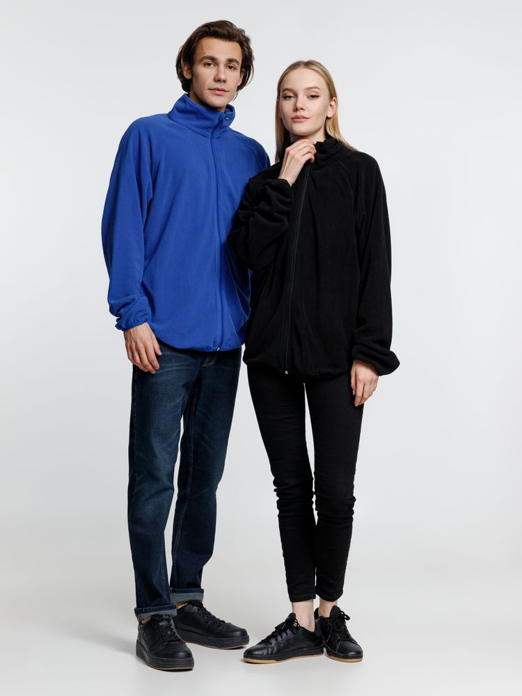 Куртка флисовая унисекс Fliska, черная / Миниатюра модельного (1000)