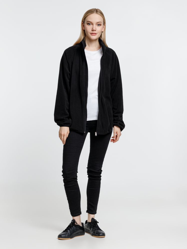 Куртка флисовая унисекс Fliska, черная / Миниатюра модельного (1000)