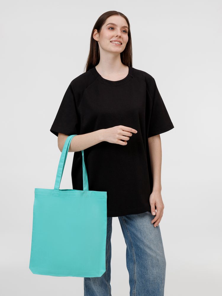 Холщовая сумка Avoska, бирюзовая / Миниатюра модельного (1000)