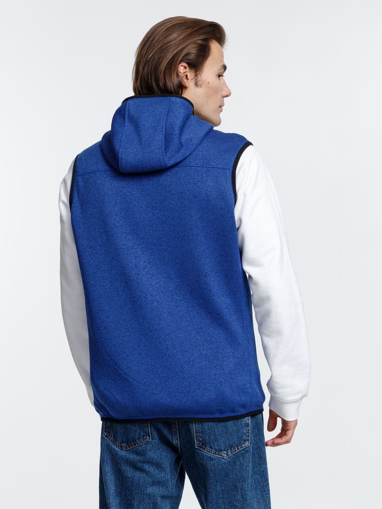 Жилет с капюшоном унисекс Gotland, синий / Миниатюра модельного (1000)