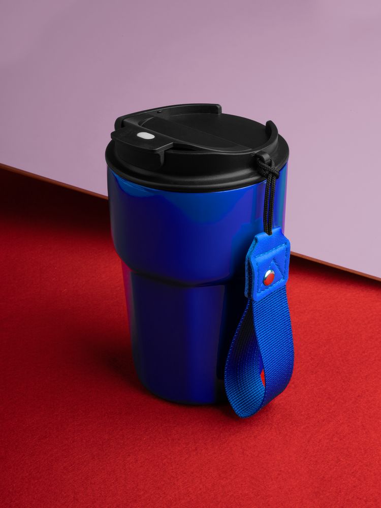 Термостакан Freshbrew, синий / Миниатюра имиджевого (1000)