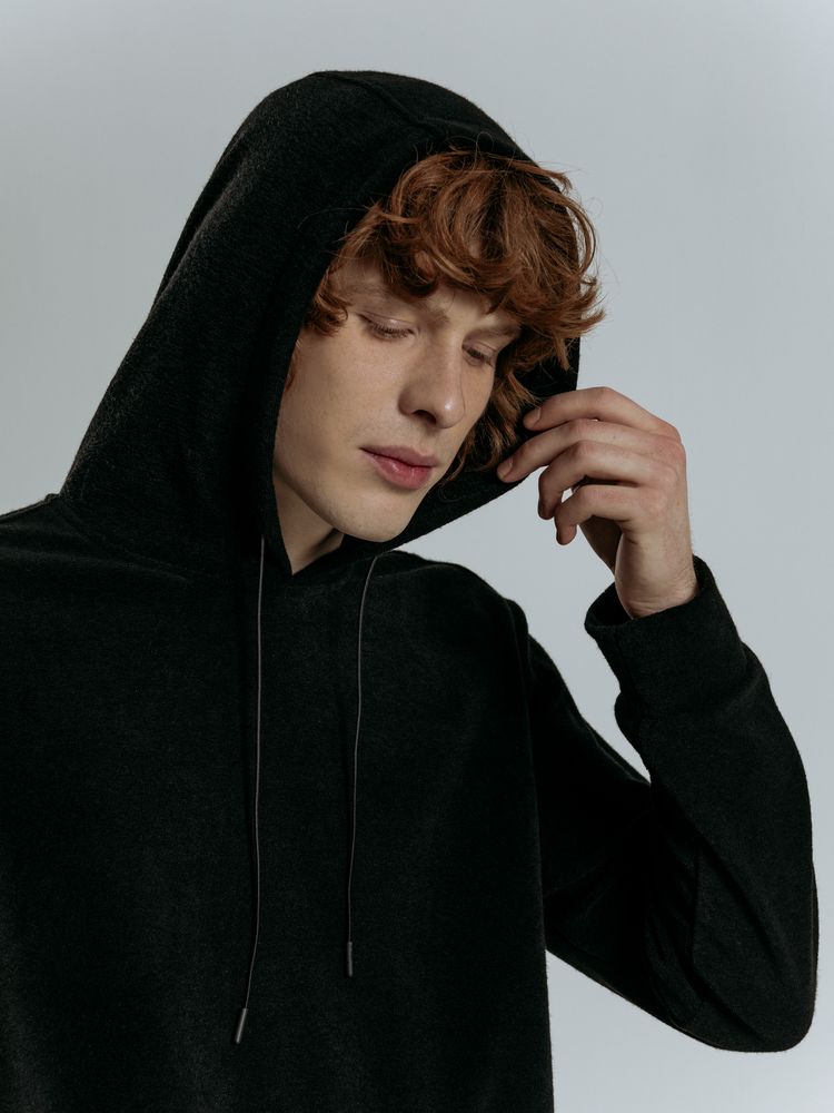 Худи унисекс Prima Vista, черное / Миниатюра модельного (1000)