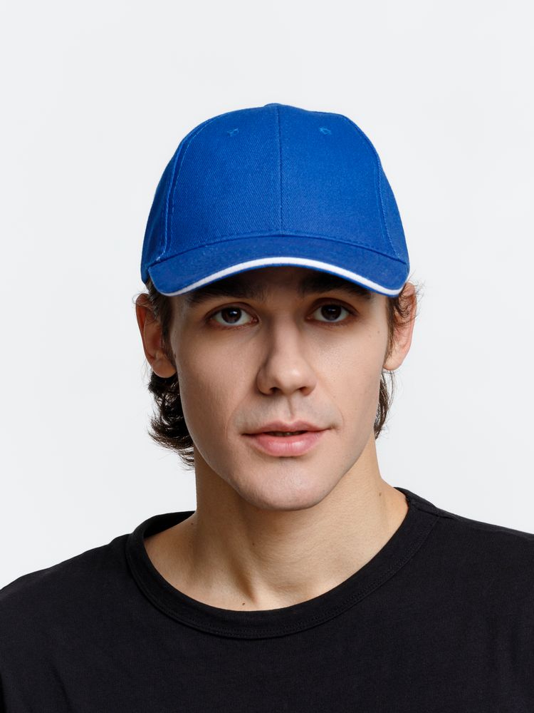 Бейсболка Buffalo, ярко-синяя с белым / Миниатюра модельного (1000)