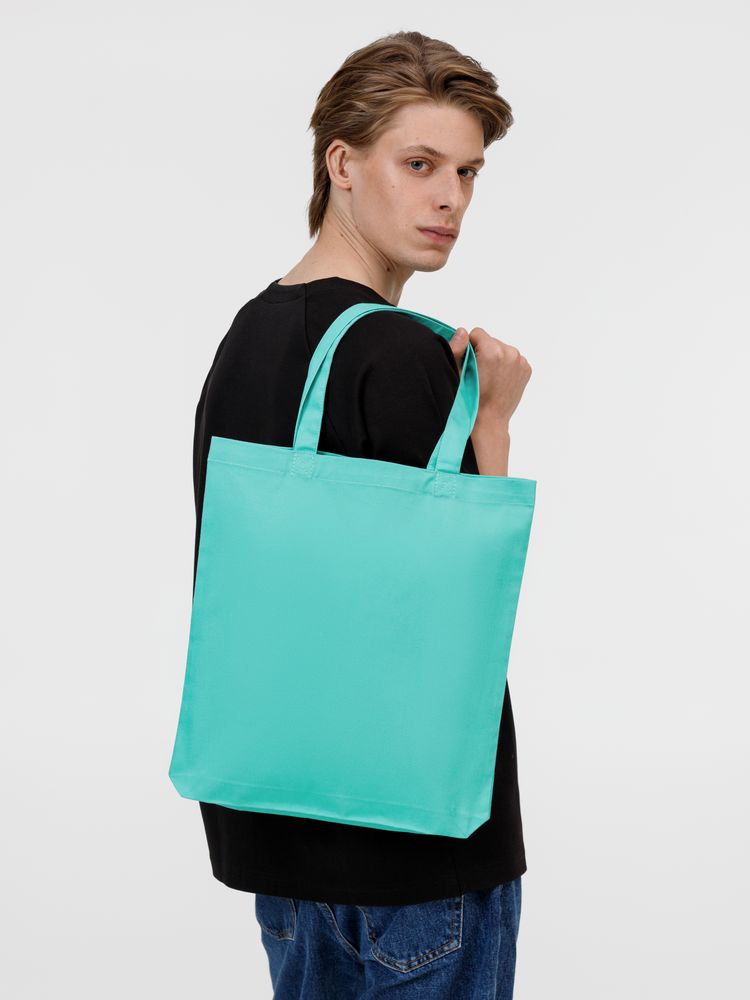 Холщовая сумка Avoska, бирюзовая / Миниатюра модельного (1000)