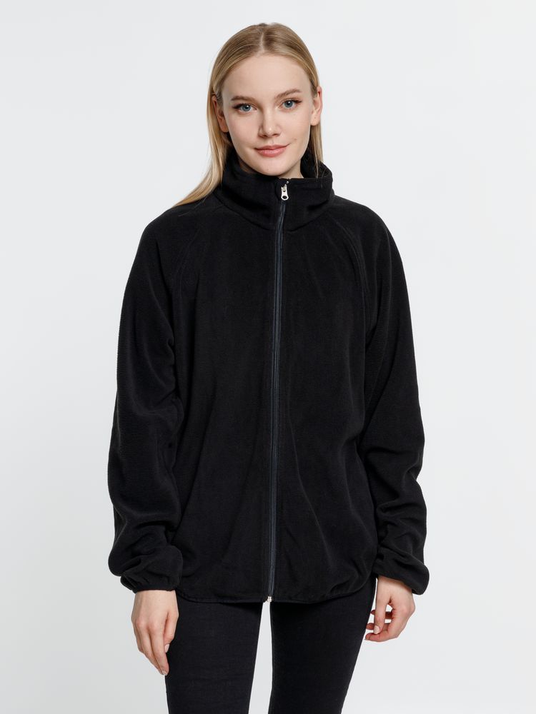 Куртка флисовая унисекс Fliska, черная / Миниатюра модельного (1000)