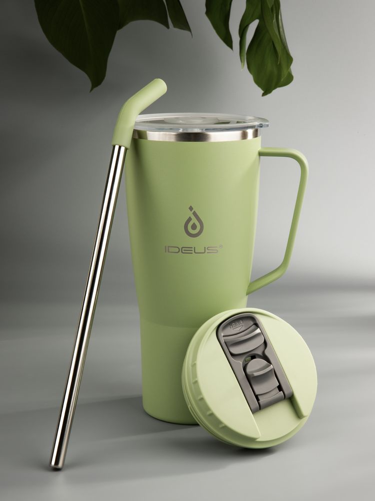 Термостакан Kasumigaoka, зеленый / Миниатюра имиджевого (1000)