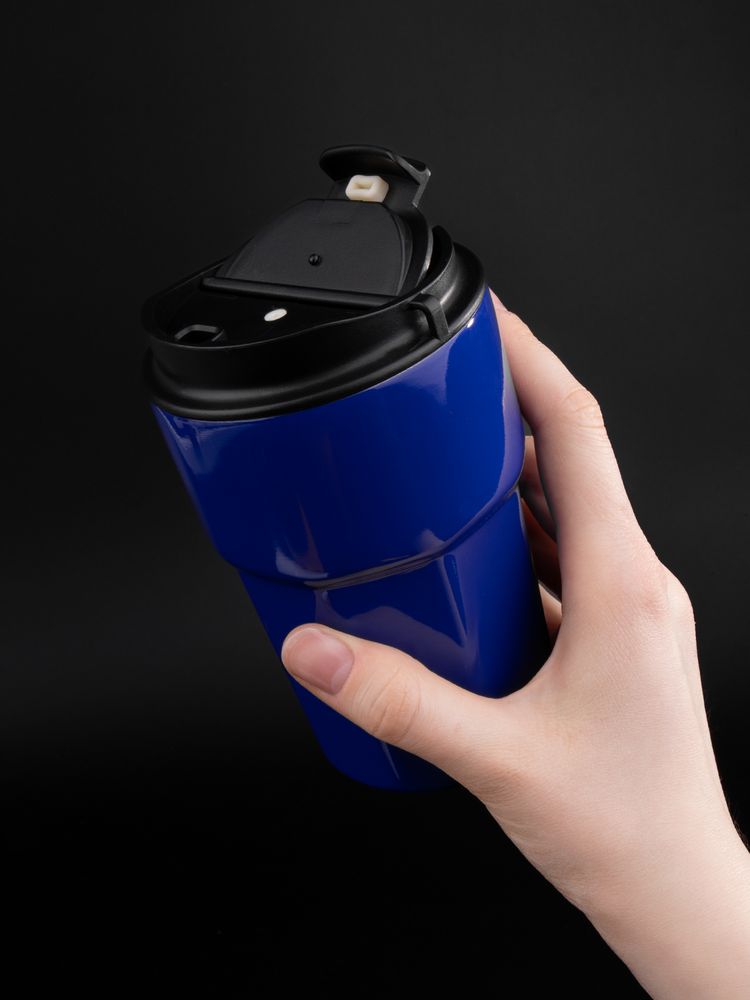 Термостакан Freshbrew, синий / Миниатюра имиджевого (1000)