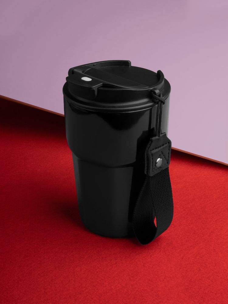 Термостакан Freshbrew, черный / Миниатюра имиджевого (1000)