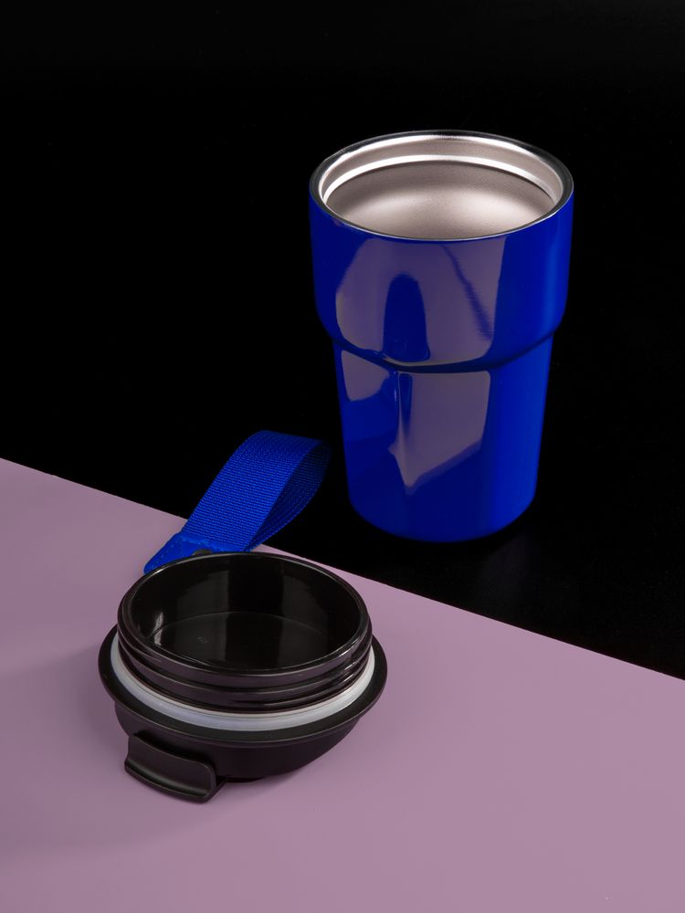 Термостакан Freshbrew, синий / Миниатюра имиджевого (1000)