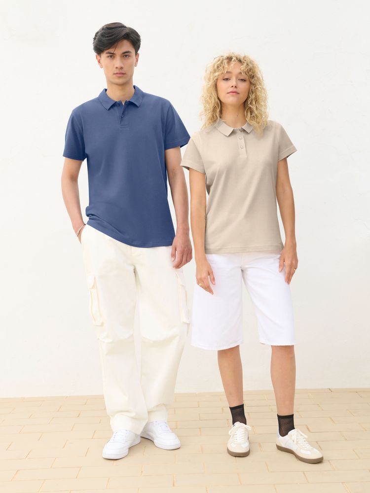 Рубашка поло женская Pulse Women, молочно-белая / Миниатюра модельного (1000)