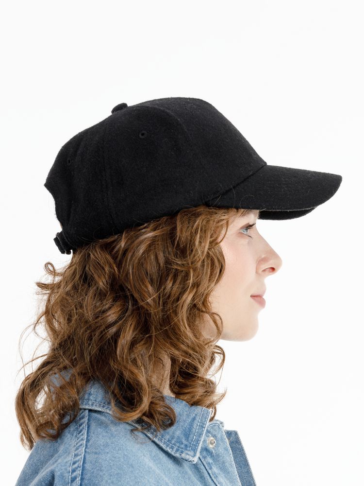 Бейсболка Woolridge, черная / Миниатюра модельного (1000)