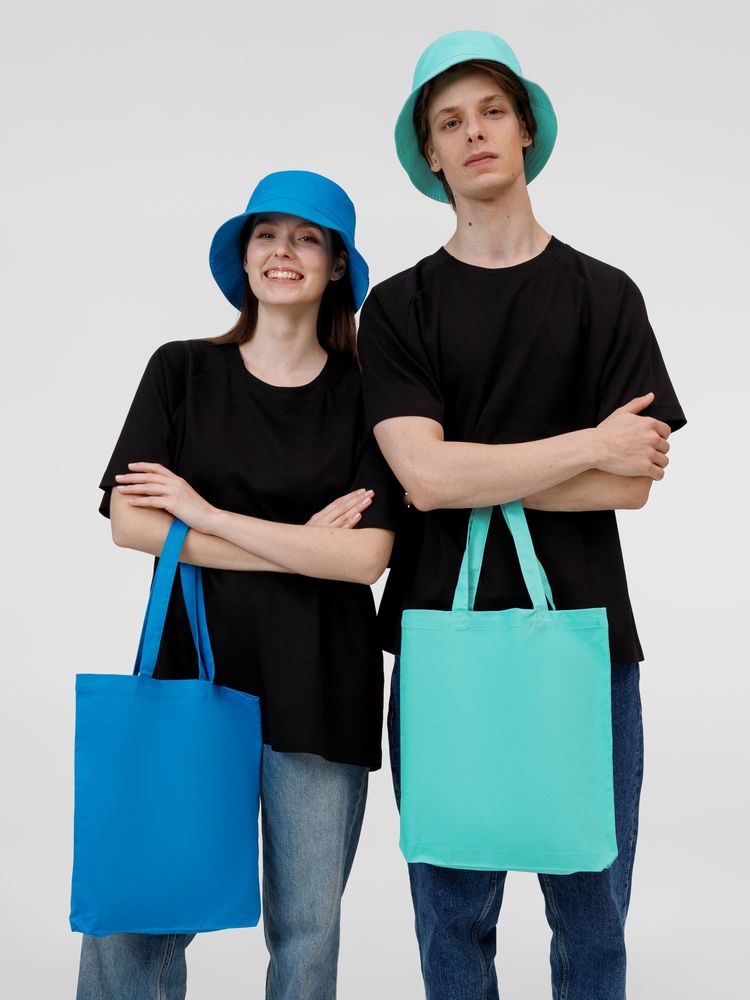 Холщовая сумка Avoska, бирюзовая / Миниатюра модельного (1000)