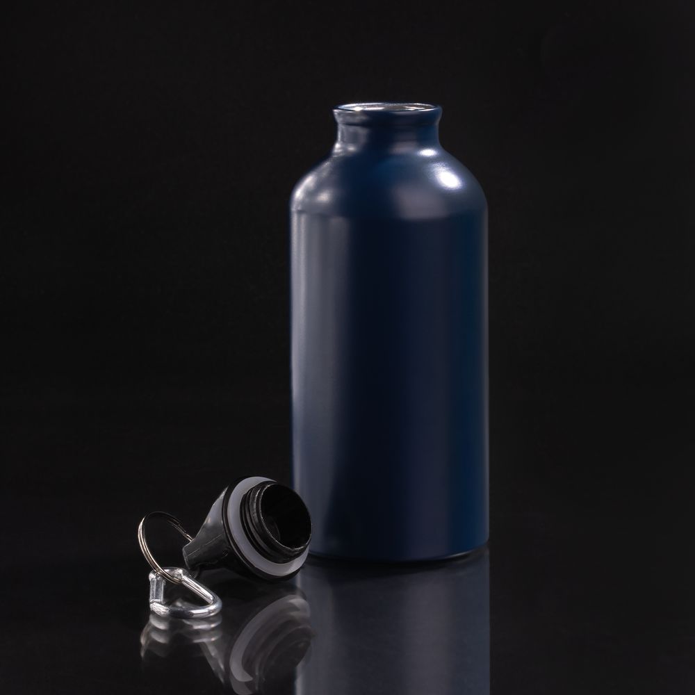 Бутылка для воды Funrun 400, темно-синяя / Миниатюра имиджевого (1000)