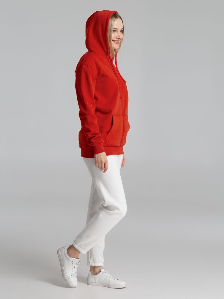 Толстовка на молнии с капюшоном Siverga 2.0 Heavy, красная / Миниатюра модельного (1000)