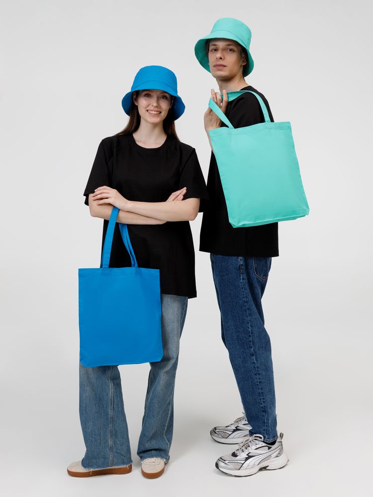 Холщовая сумка Avoska, ярко-голубая / Миниатюра модельного (1000)