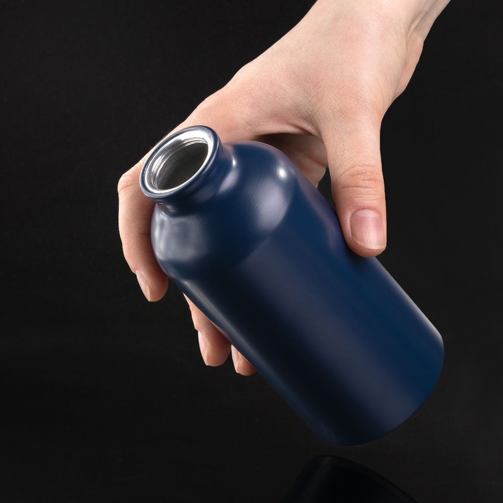 Бутылка для воды Funrun 400, темно-синяя / Миниатюра имиджевого (1000)