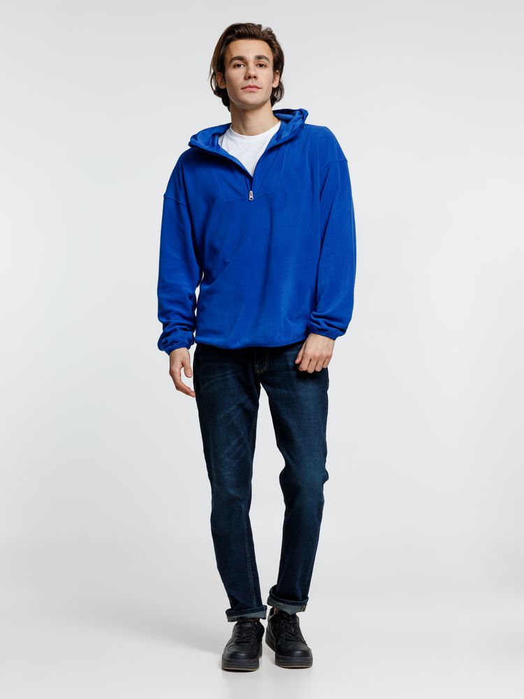 Анорак флисовый унисекс Fliska, ярко-синий / Миниатюра модельного (1000)