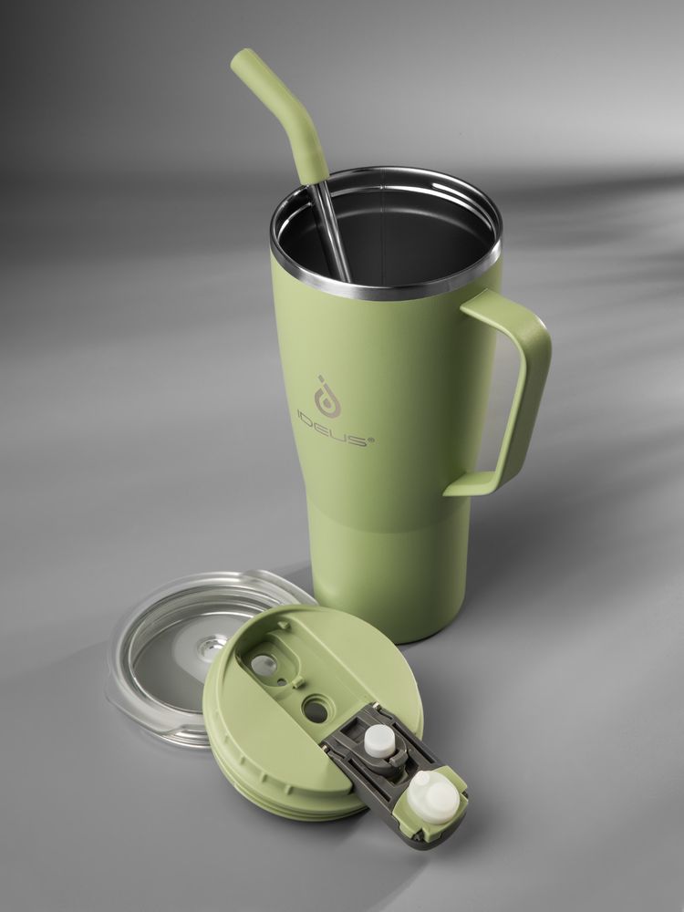 Термостакан Kasumigaoka, зеленый / Миниатюра имиджевого (1000)