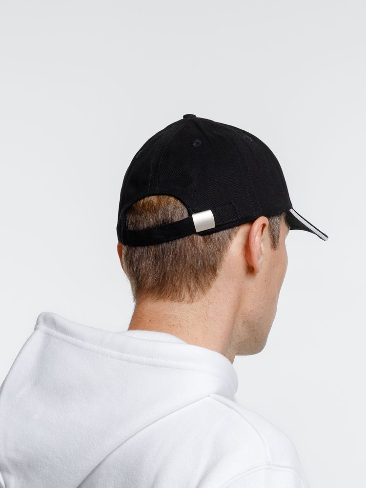 Бейсболка Spiker, черная с белым / Миниатюра модельного (1000)