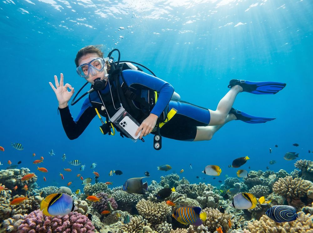 Водонепроницаемый чехол для телефона Aqualock, серый / Миниатюра имиджевого (1000)
