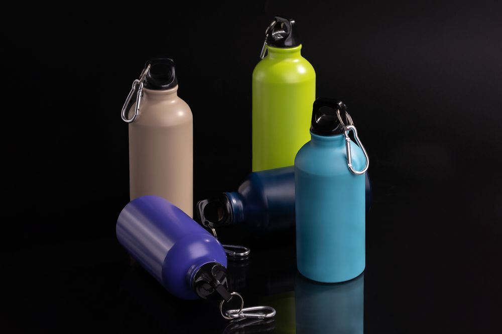 Бутылка для воды Funrun 400, темно-синяя / Миниатюра имиджевого (1000)