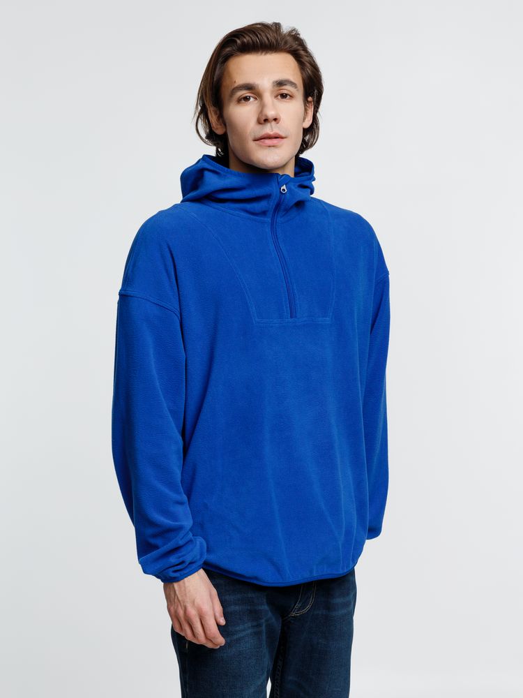 Анорак флисовый унисекс Fliska, ярко-синий / Миниатюра модельного (1000)