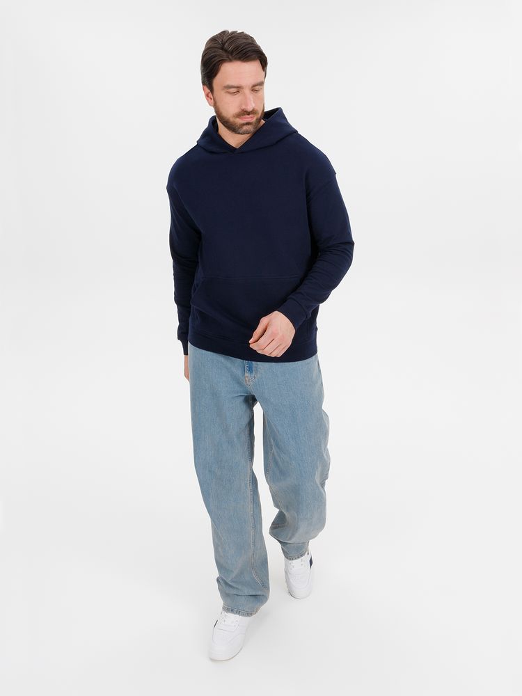 Худи оверсайз унисекс Outshine, темно-синее / Миниатюра модельного (1000)