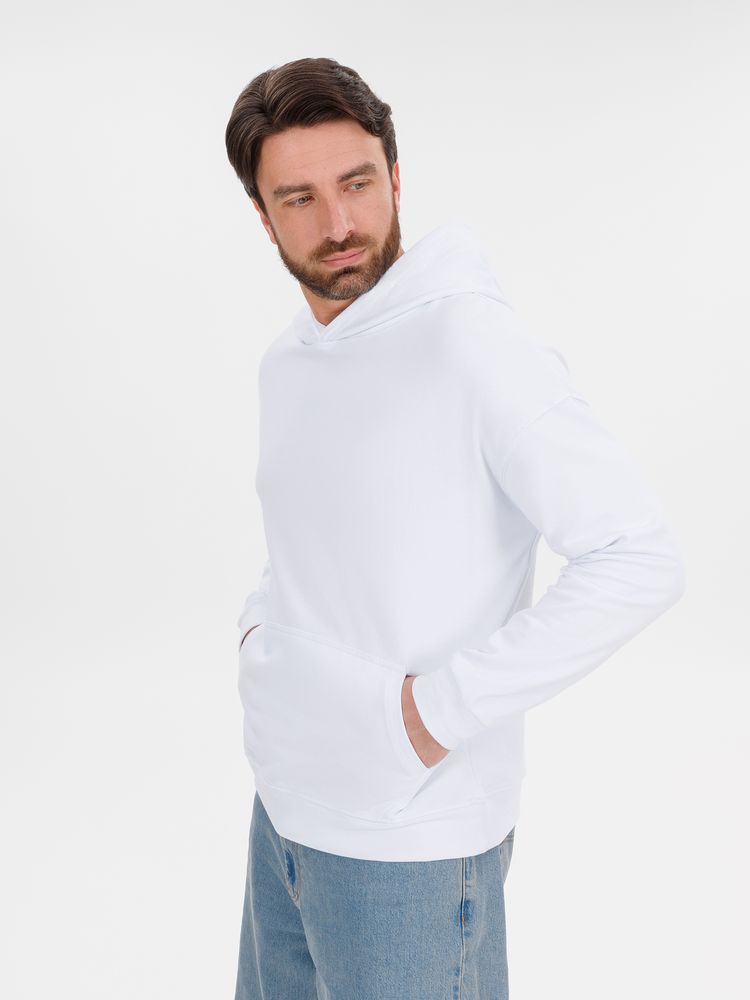 Худи оверсайз унисекс Outshine, белое / Миниатюра модельного (1000)