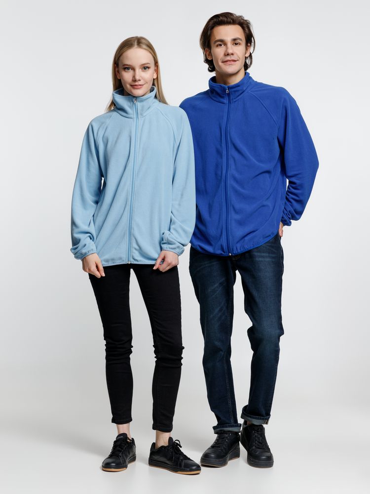 Куртка флисовая унисекс Fliska, голубая / Миниатюра модельного (1000)
