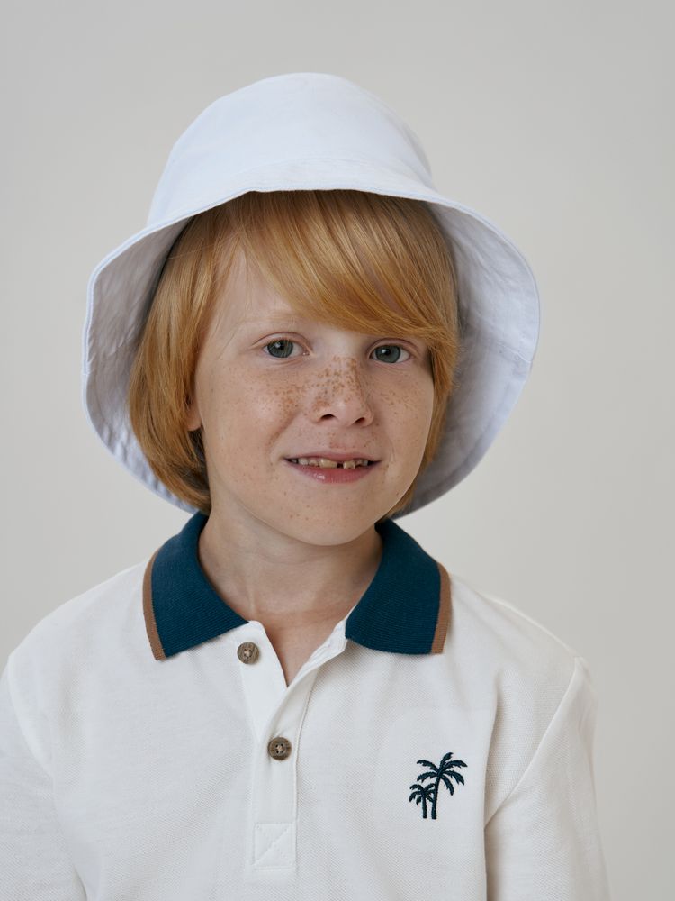 Панама детская Challenge Kids, белая / Миниатюра модельного (1000)