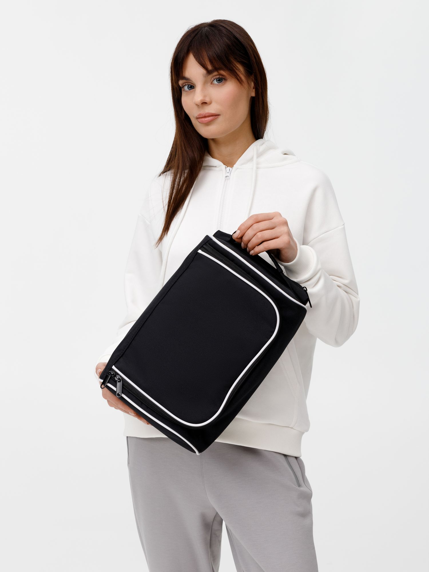 Сумка для обуви Equipex, черная с белым / Миниатюра WWW (2000)