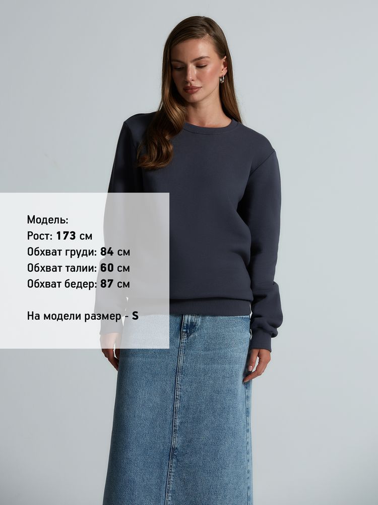 Свитшот Toima Heavy 2.0, темно-серый (графит) / Миниатюра модельного (1000)