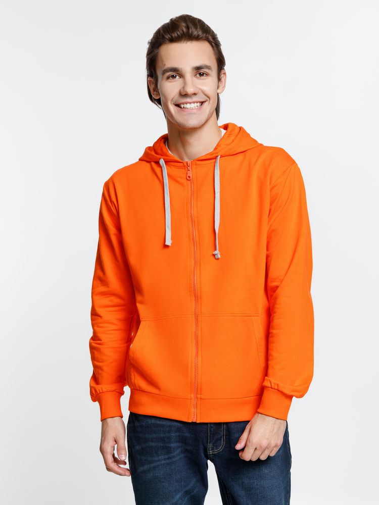 Толстовка на молнии с капюшоном Siverga, оранжевая / Миниатюра модельного (1000)