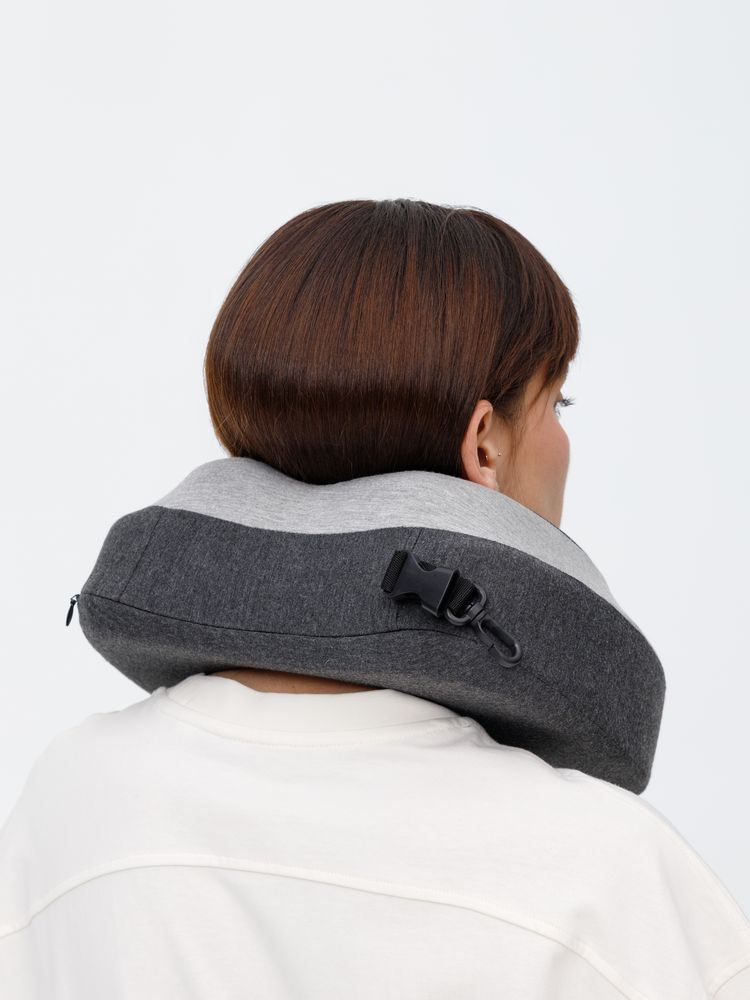 Дорожная подушка Piligrim, серая / Миниатюра модельного (1000)