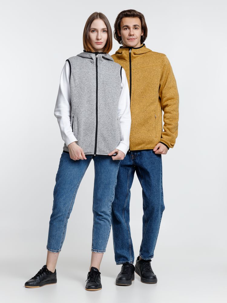 Жилет с капюшоном унисекс Gotland, серый / Миниатюра модельного (1000)