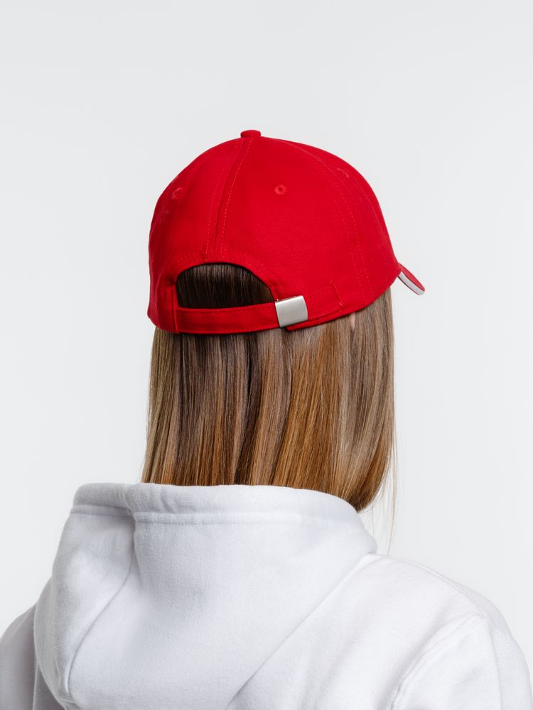 Бейсболка Spiker, красная с белым / Миниатюра модельного (1000)