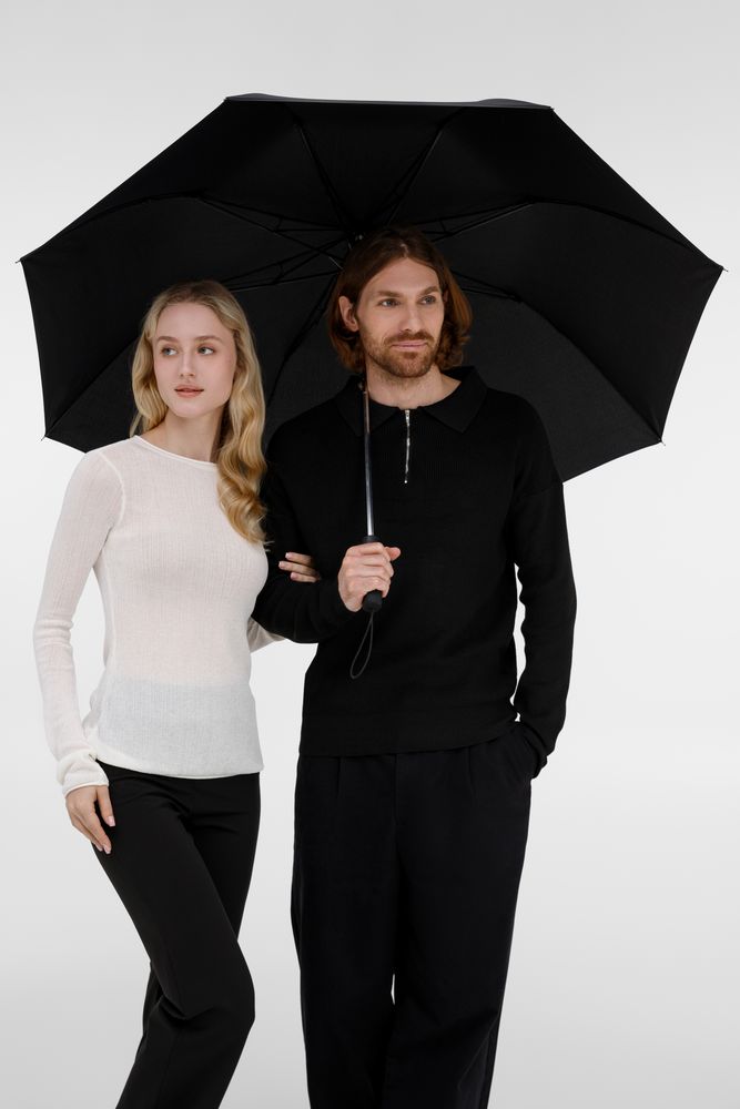 Зонт складной Big Arc, черный / Миниатюра модельного (1000)